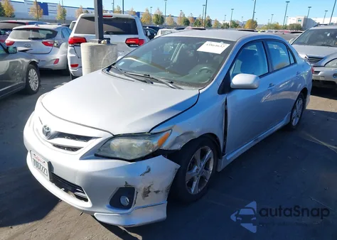 2011 Toyota Corolla S из США, поврежденный, VIN 2T1BU4EE8BC736735